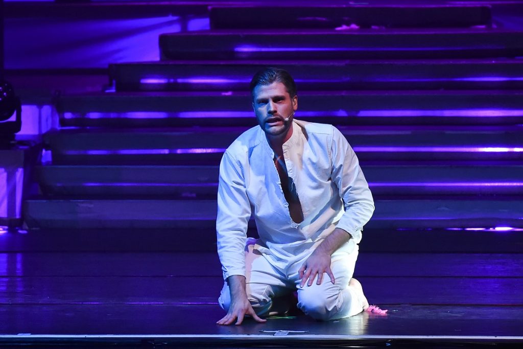 A lively scene from the Andrew Lloyd Webber Musical Gala, capturing the resilience of performance