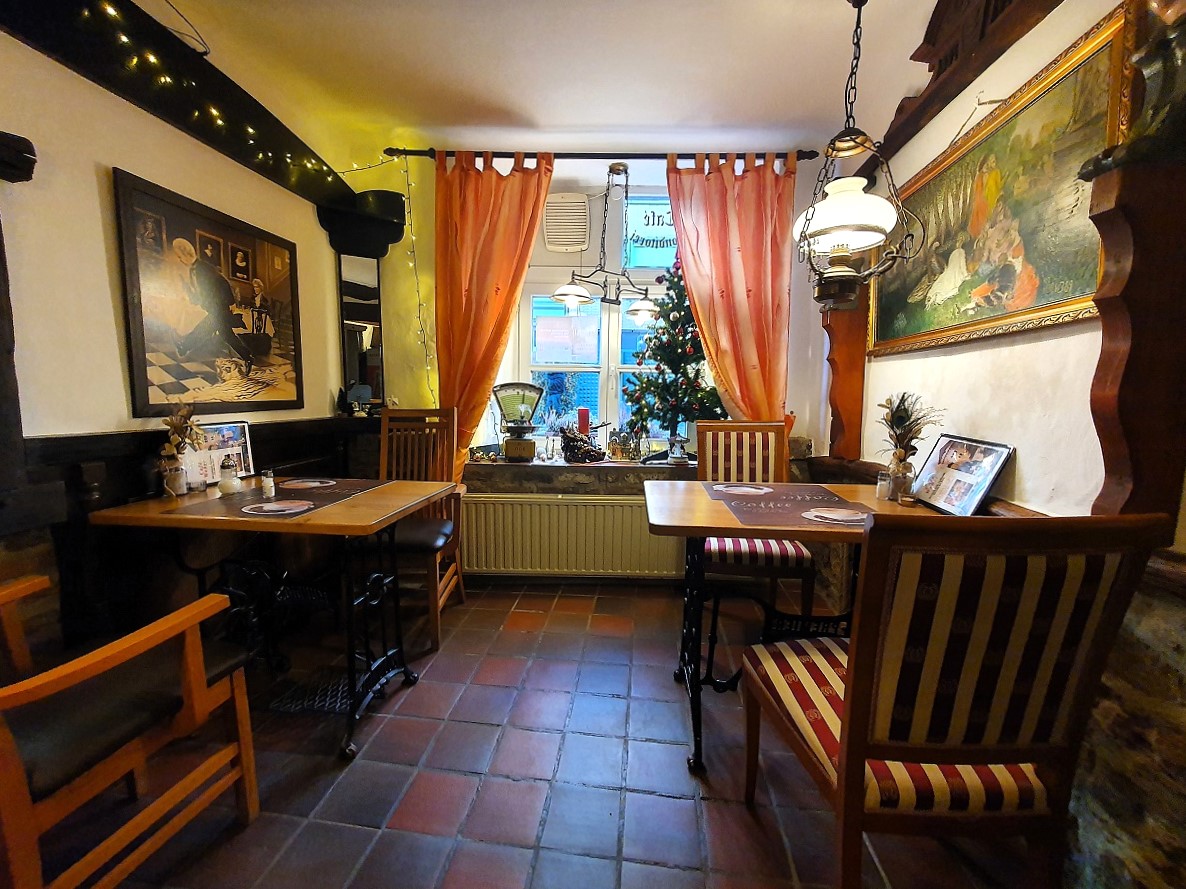 Café Weber in der Altstadt von Stolberg